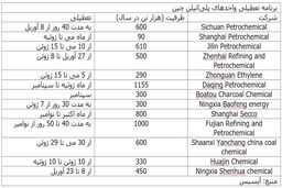 روند مناسب بازارهای وارداتی پلی‌اتیلن چین در میان تعطیلی واحدهای داخلی