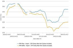 کم‌شدت شدن روند افزایشی در بازارهای پلی اتیلن و پلی پروپیلن ترکیه