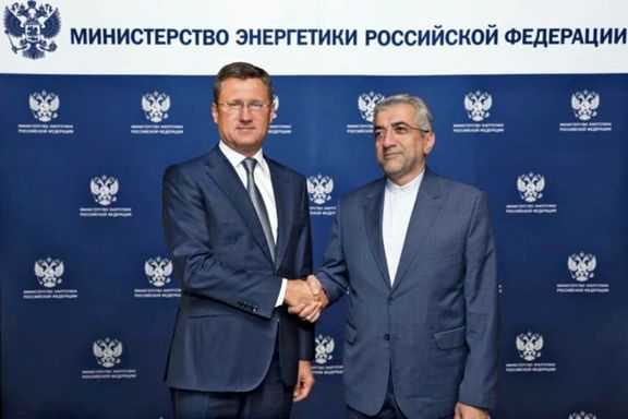 Iran, Russian energy ministers underline expansion of cooperation