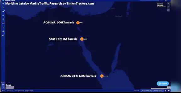 جزئیات بیشتر در مورد حمل و نقل نفت در حال انجام به سوریه