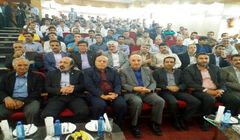 مراسم تجلیل از آتش نشانان حادثه پتروشیمی بوعلی سینا