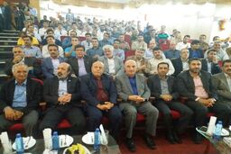 مراسم تجلیل از آتش نشانان حادثه پتروشیمی بوعلی سینا