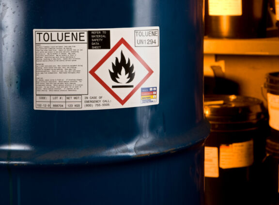 Five USD fall in Asian toluene prices. 